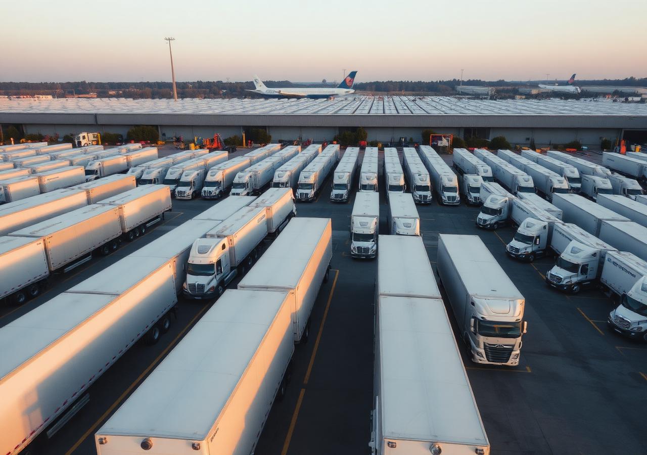 FT Logistics fleet depot